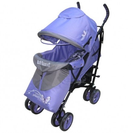 Коляска Bambini Superb (violet butterfly)